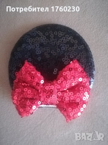 Комплект чанта и шноли за коса Minnie mouse , снимка 6 - Аксесоари за коса - 44196068