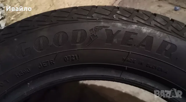 Продавам 2 броя зимни гуми 185.60.15 на 1 сезон дот 2021 Goodyear , снимка 4 - Гуми и джанти - 56225692