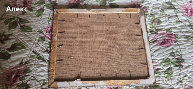 Стар красив натюрморт, масло, подпис., снимка 5 - Картини - 53309448