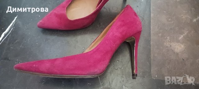 Дамски обувки на ток 37, 38 номер , снимка 2 - Дамски елегантни обувки - 41857394
