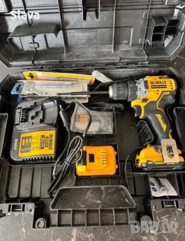 Акумулаторен ударен винтоверт DeWalt 2 акумулатора, снимка 5 - Винтоверти - 55857559