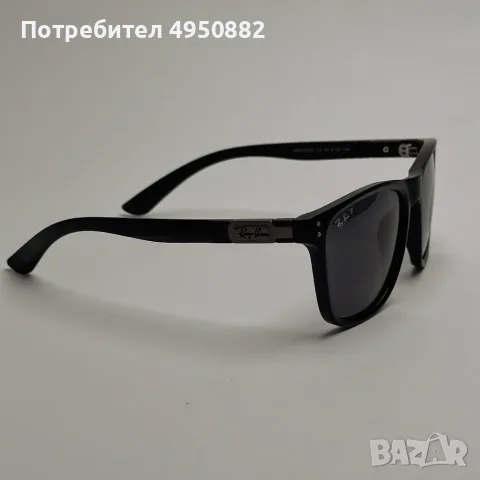 Ray Ban Wayfarer поляризирани слънчеви очила унисекс черно бяло UV400, снимка 12 - Слънчеви и диоптрични очила - 56160978