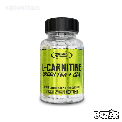 L-Carnitine + Green Tea + CLA 90 капсули, снимка 1 - Хранителни добавки - 42115577