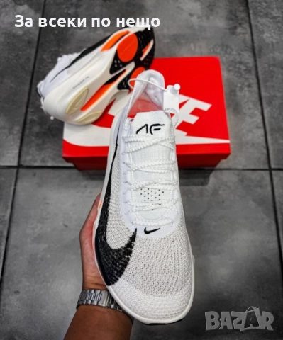 Nike Air Zoom Alphafly White Мъжки Маратонки С Кутия👟Мъжки Спортни Обувки Код S71, снимка 2 - Маратонки - 52408843
