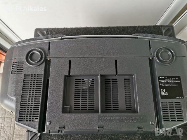 Радио Ресийвър касетен дек CD player SONY CDF-909 , снимка 8 - Радиокасетофони, транзистори - 39961281