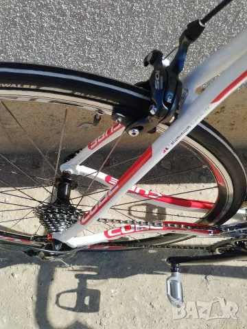 Отличен шосеен велосипед Cube Peloton / Shimano 105 / Fulcrum / Карбонова вилка/ Рамка 56 см., снимка 12 - Велосипеди - 56125634