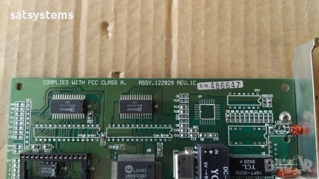 UMC UM9003AF NE-12AC 16-bit ISA Network Adapter Card, снимка 8 - Мрежови адаптери - 53403442