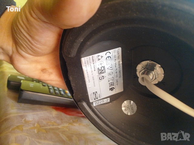 настолна нощна лампа от ikea, снимка 4 - Настолни лампи - 53662652