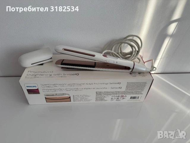 Преса за коса Philips Personalized straightening with SenselQ, снимка 10 - Преси за коса - 53521031