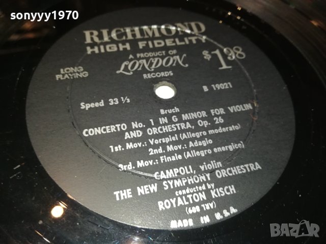 RICHMOND HIGH FIDELITY-MADE IN USA-ПЛОЧА 2309231930, снимка 12 - Грамофонни плочи - 42293367