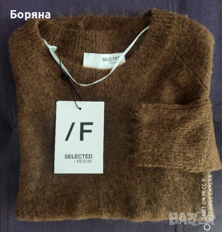 Selected Femme нов пуловер алпака, снимка 2 - Блузи с дълъг ръкав и пуловери - 44805304