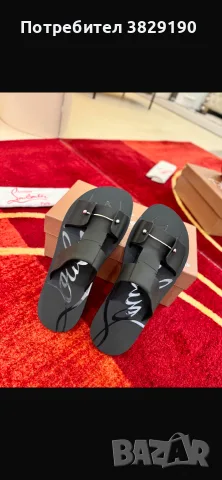 christian louboutin чехли, снимка 3 - Мъжки чехли - 56330867