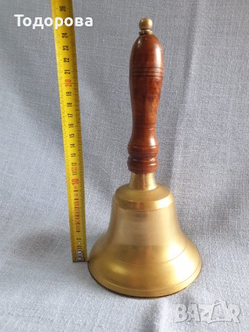 Голяма камбана - звънец на разсилния., снимка 2 - Антикварни и старинни предмети - 42389460