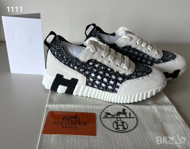 Дамски кецове Hermes .Естествена кожа и набук., снимка 6 - Кецове - 51580471