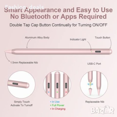 Нова писалка стилус за таблет iPad прецизен връх Писане/рисуване Айпад, снимка 3 - Други - 40918245