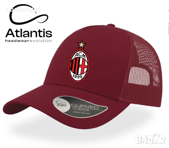 НОВО! AC MILAN / МИЛАН фен шапки - 5 цвята. Универсален размер., снимка 4 - Шапки - 39617072