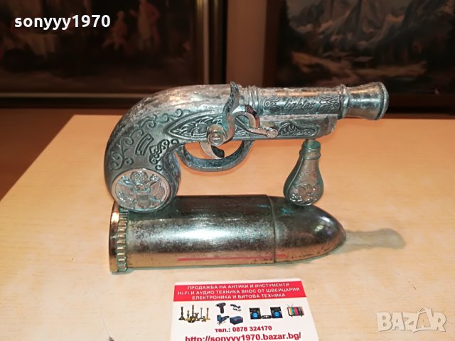ретро пистолет-запалка внос от гърция 2408211137, снимка 1 - Антикварни и старинни предмети - 33905594