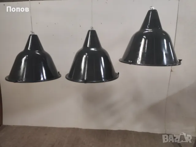 Индустриални емайлирани лампи , снимка 6 - Лампи за таван - 48168689