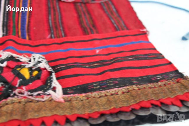 Детска престилка  от народна носия с 29 сребърни монети, снимка 8 - Антикварни и старинни предмети - 38830385