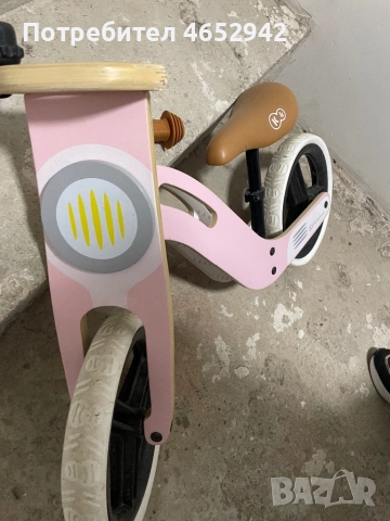 Детско баланс колело Kinderkrafts розово, снимка 4 - Велосипеди - 52434859