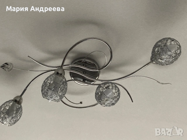 Елегантен полюлей, снимка 3 - Лампи за таван - 53078620
