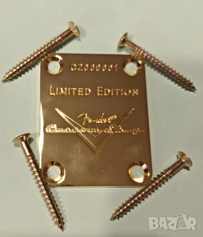 Neck Plate с лого Fender Custom Shop Limited Edition, снимка 2 - Китари - 51040054