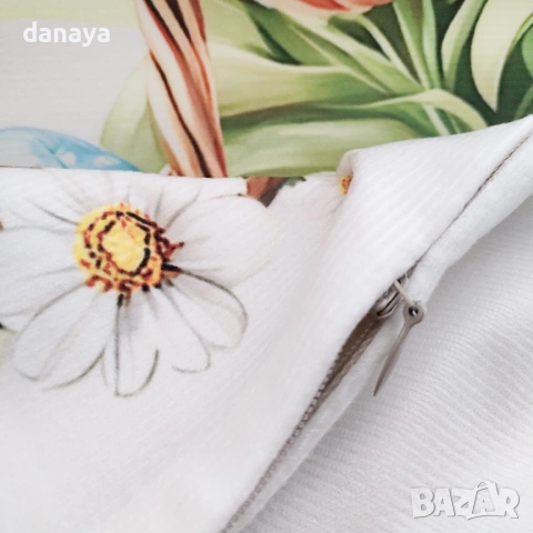 6407 Великденска калъфка за възглавница, 43x43cm, снимка 3 - Декорация за дома - 53493892