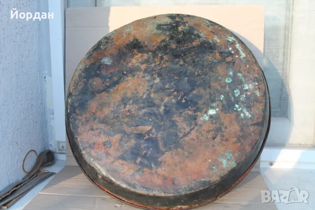 Медна тава за баница, снимка 8 - Антикварни и старинни предмети - 48882599
