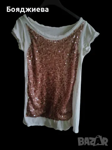 Тениска с пайети 