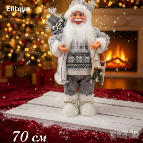 Декоративен Дядо Коледа , снимка 8 - Декорация за дома - 52449131