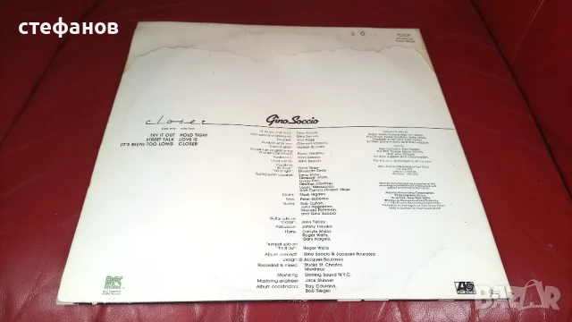 Дългосвиреща грамофонна плоча на GINO SOCCIO „CLOSER”, Германия, снимка 2 - Грамофонни плочи - 50942150