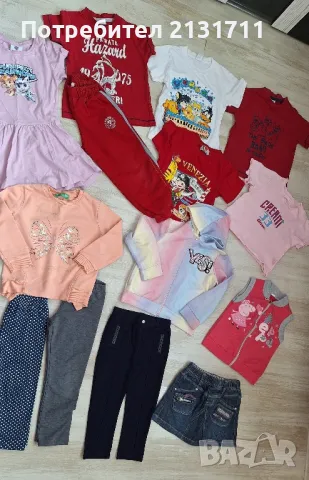 Голям лот дрешки подходящи за пролетта за 3-4 годинки 