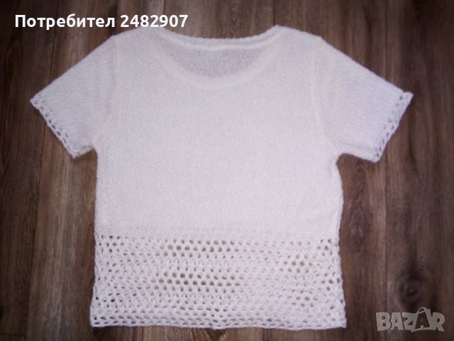 Дамска блуза - плетиво, снимка 4 - Тениски - 41784246