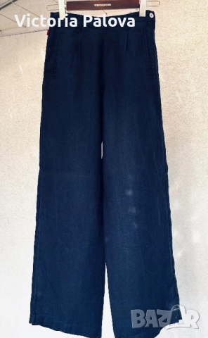 Ултра модерен ленен панталон JACKPOT BY CARLI GRY, снимка 6 - Панталони - 52085720