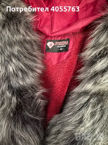 Червено дамско яке, снимка 3 - Якета - 48653072