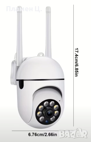 Камера за видеонаблюдение! НОВА!, снимка 2 - IP камери - 52559844
