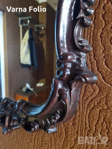 Ретро огледало с дървена рамка, снимка 3 - Други стоки за дома - 53048997