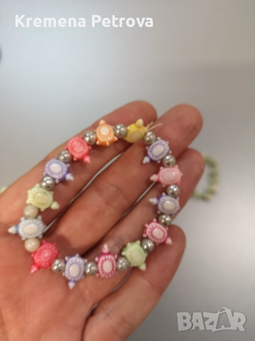 Детски комплекти герданче и гривна и комплекти с детски гривни, Пепа Пиг, Минцоните и други, снимка 12 - Други - 52371806