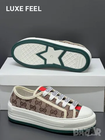 Gucci ⚜️Дамски Кецове , снимка 4 - Кецове - 55952716