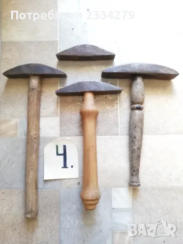 Стари занаятчийски и битови чукове, 100% автентичност., снимка 12 - Декорация за дома - 32020651