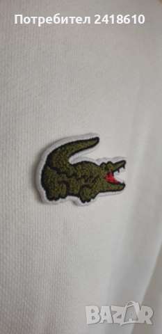 Lacoste Loose Fit Cotton Mens Size 4 - M НОВО! ОРИГИНАЛ! Мъжка Блуза!, снимка 8 - Спортни дрехи, екипи - 51572227