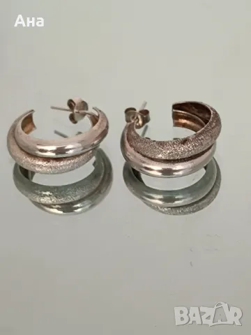 Сребърни обеци , снимка 1