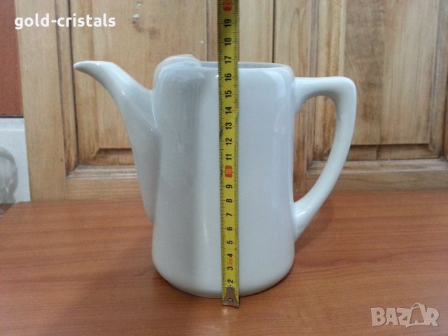 Стар български порцелан кана чийник, снимка 10 - Антикварни и старинни предмети - 34177743