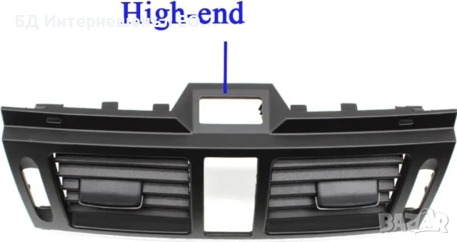 2048306154  Преден централен въздуховод, Mercedes, W204, С Навигация, Черен, снимка 3 - Части - 50980233