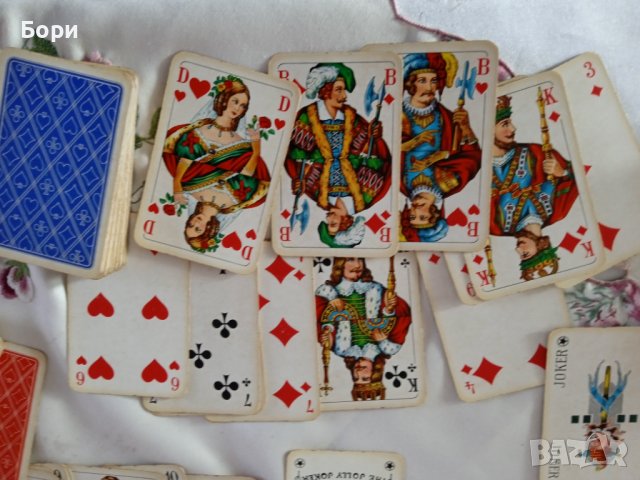 Немски карти две тестета в калъф, снимка 4 - Карти за игра - 39494890