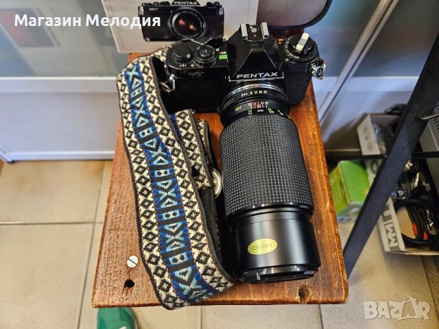 Фотоапарат Pentax MV  В отлично техническо и визуално състояние. Комплект с чанта, книжки, 4 обектив, снимка 14 - Фотоапарати - 48611228