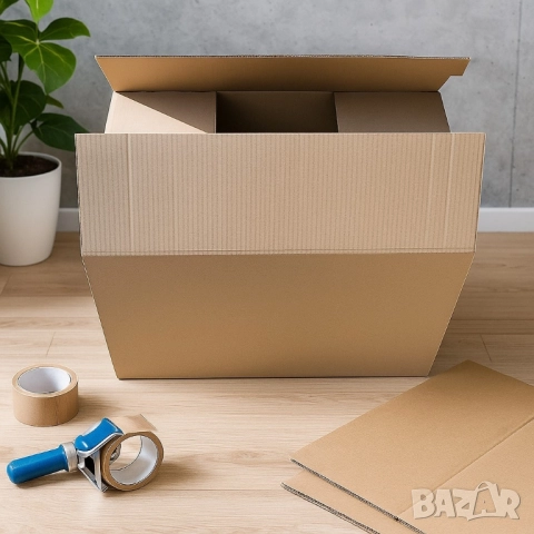 Трипластов кашон 60x40x40 с възможност за брандиране – Идеален за съхранение и транспортиране, снимка 6 - Други стоки за дома - 51970945