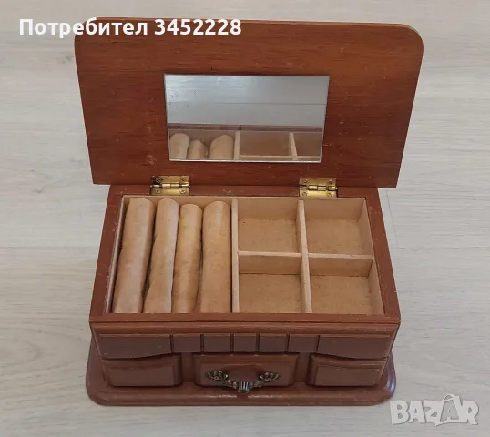 Кутия за бижута дървена за ценители , снимка 2 - Декорация за дома - 56041071