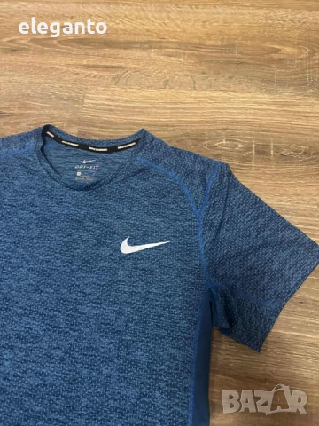 Оригинална мъжка тениска Nike NK DRY MILER TOP SS COOL , L размер, снимка 4 - Тениски - 50898593