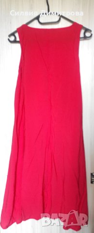 Дамска червена рокля за плаж размер 36, снимка 2 - Рокли - 41665356